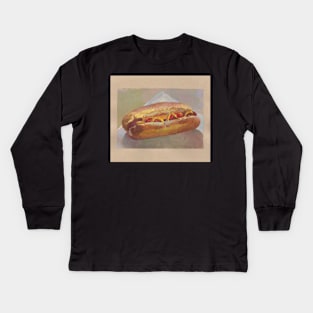 Hotdog Kids Long Sleeve T-Shirt